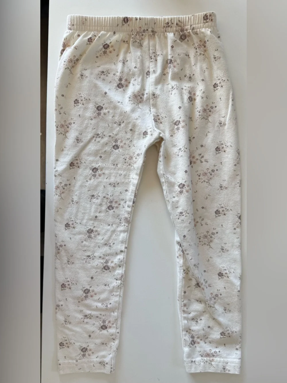 Jamie Kay 4T Floral Cream Pajama Pants